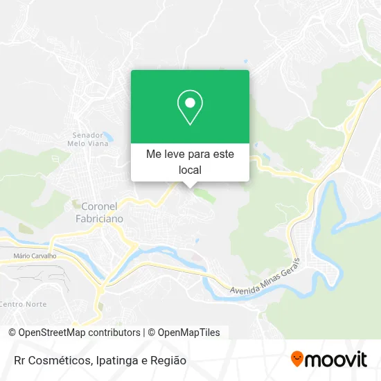 Rr Cosméticos mapa