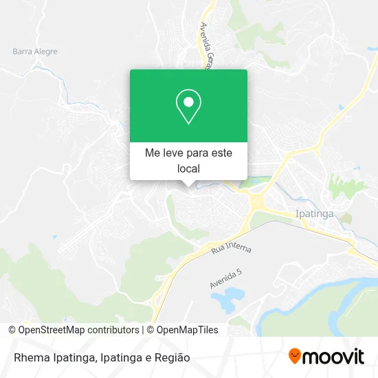 Rhema Ipatinga mapa