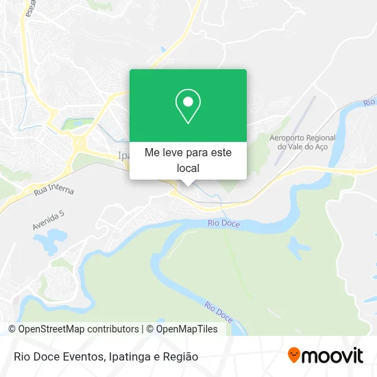Rio Doce Eventos mapa