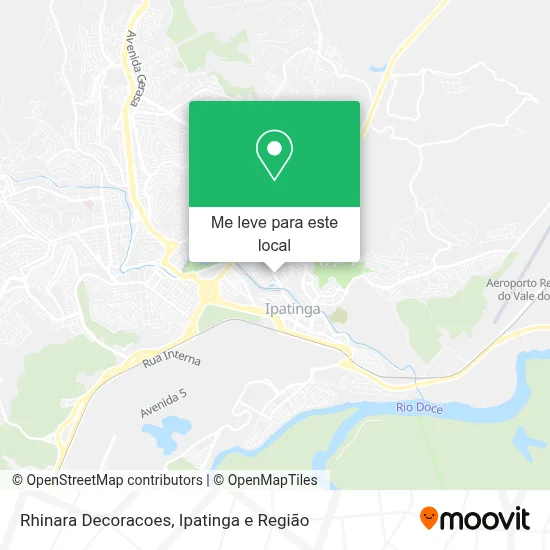 Rhinara Decoracoes mapa