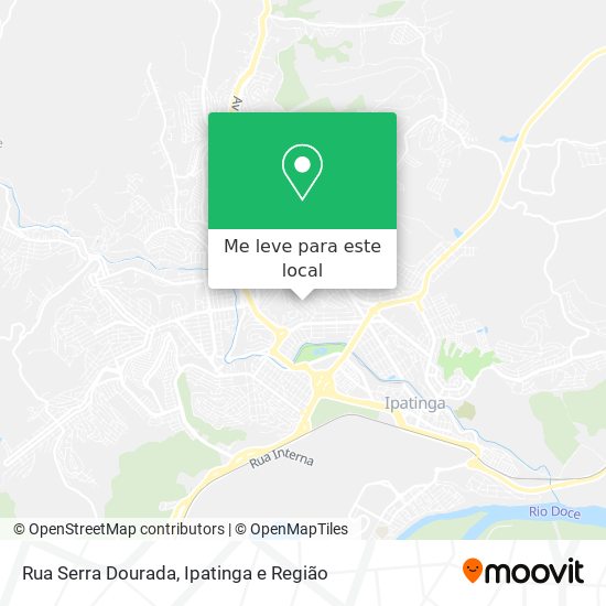 Rua Serra Dourada mapa