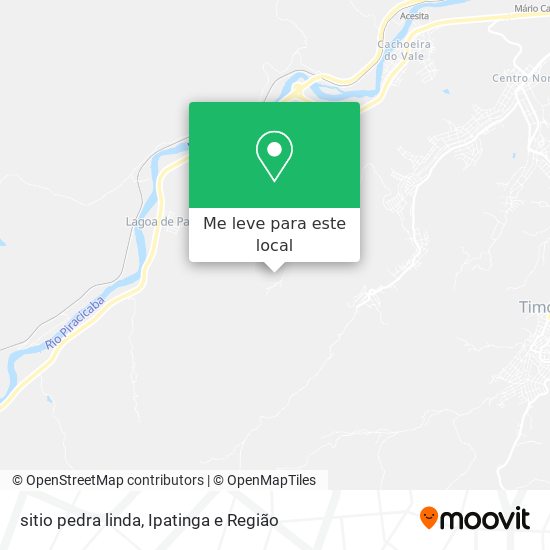 sitio pedra linda mapa