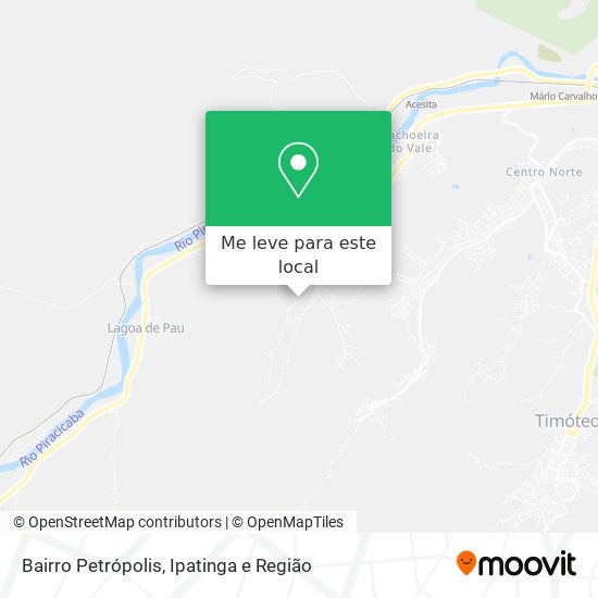 Bairro Petrópolis mapa