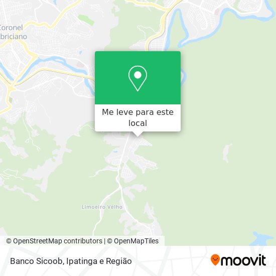 Banco Sicoob mapa