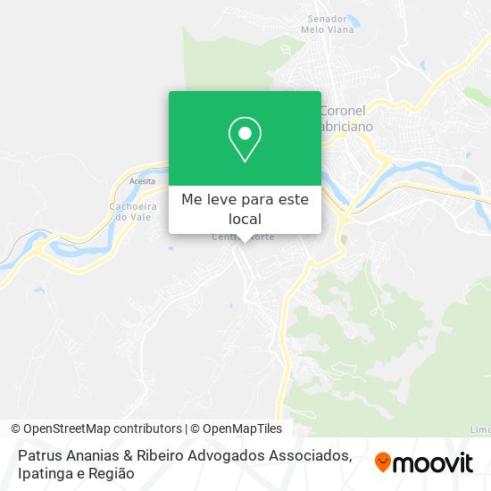 Patrus Ananias & Ribeiro Advogados Associados mapa