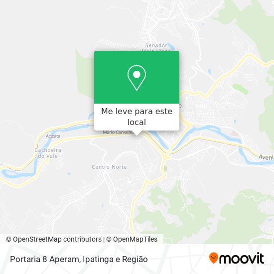 Portaria 8 Aperam mapa