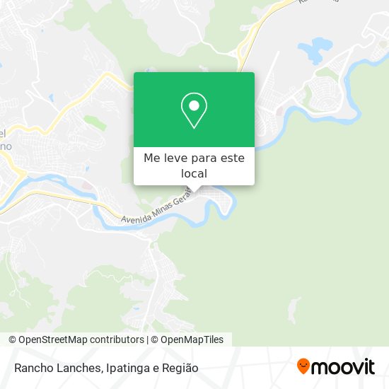 Rancho Lanches mapa