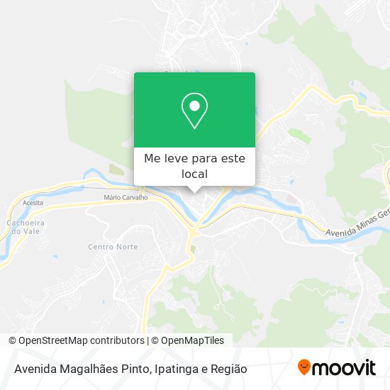 Avenida Magalhães Pinto mapa
