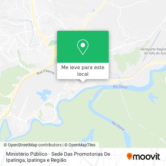 Ministério Público - Sede Das Promotorias De Ipatinga mapa