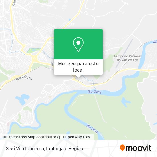 Sesi Vila Ipanema mapa