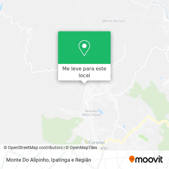 Monte Do Alipinho mapa