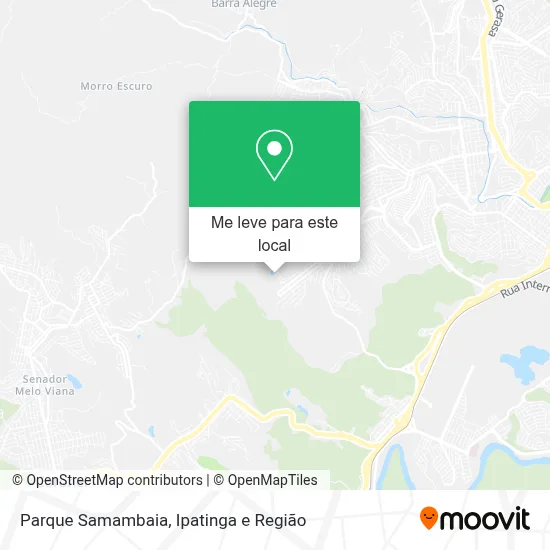 Parque Samambaia mapa