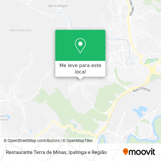 Restaurante Terra de Minas mapa