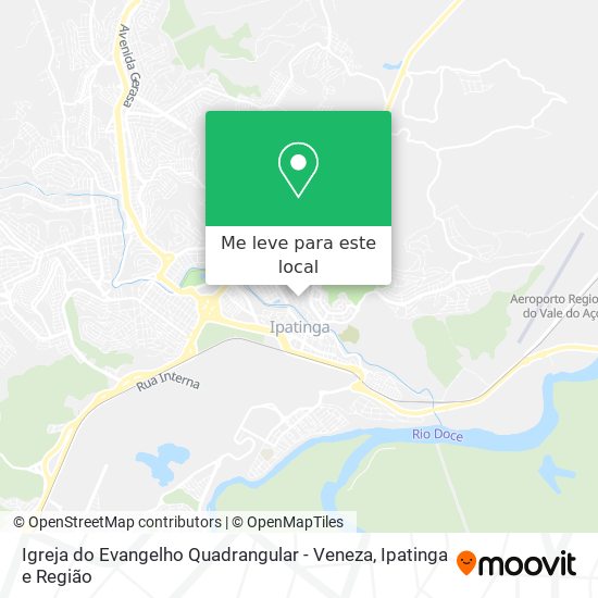 Igreja do Evangelho Quadrangular - Veneza mapa