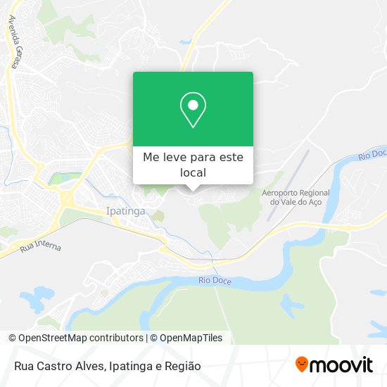 Rua Castro Alves mapa