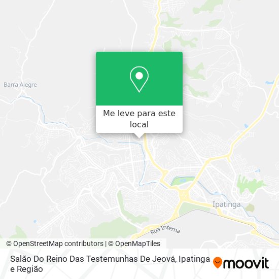 Salão Do Reino Das Testemunhas De Jeová mapa