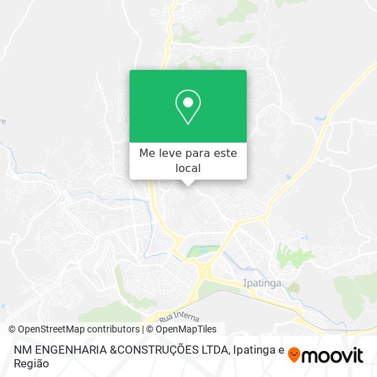 NM ENGENHARIA &CONSTRUÇÕES LTDA mapa