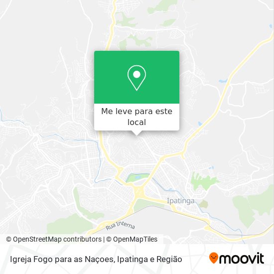 Igreja Fogo para as Naçoes mapa