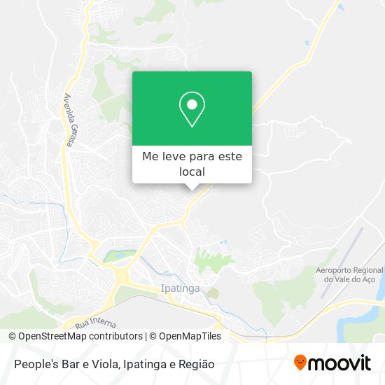 People's Bar e Viola mapa