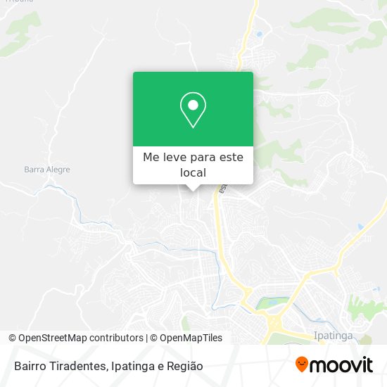 Bairro Tiradentes mapa