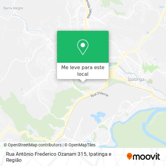 Rua Antônio Frederico Ozanam 315 mapa