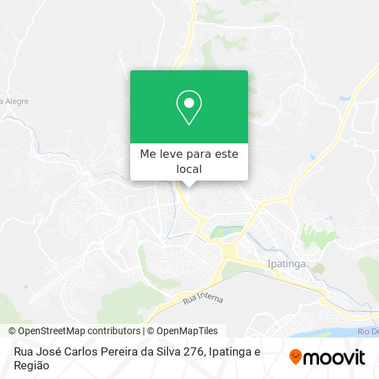Rua José Carlos Pereira da Silva 276 mapa