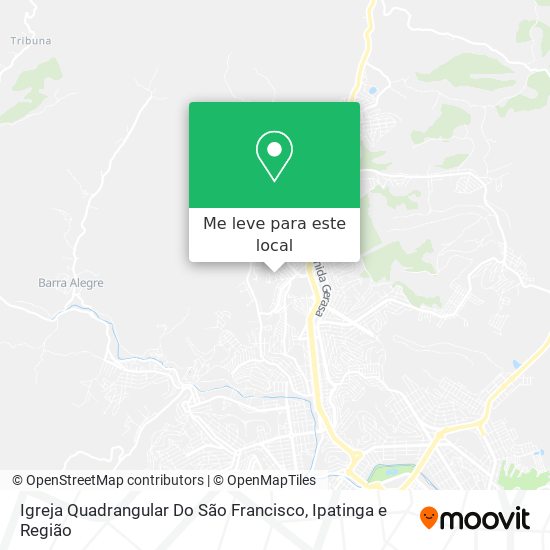 Igreja Quadrangular Do São Francisco mapa