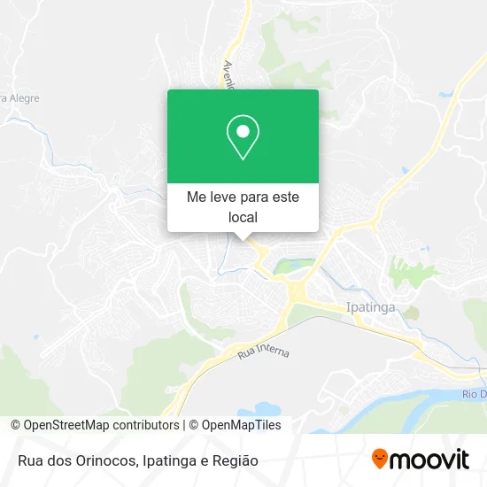 Rua dos Orinocos mapa