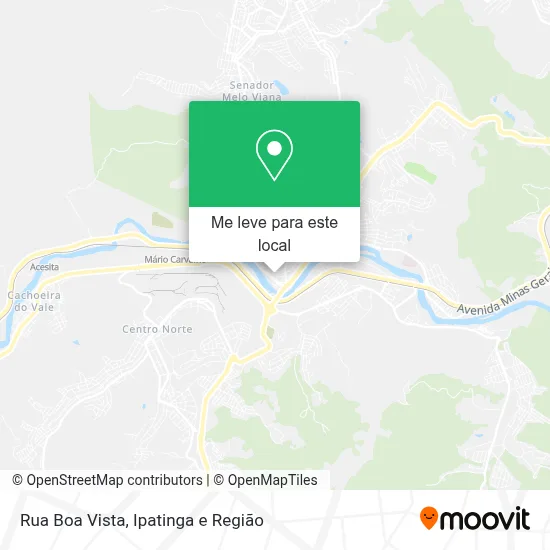 Rua Boa Vista mapa