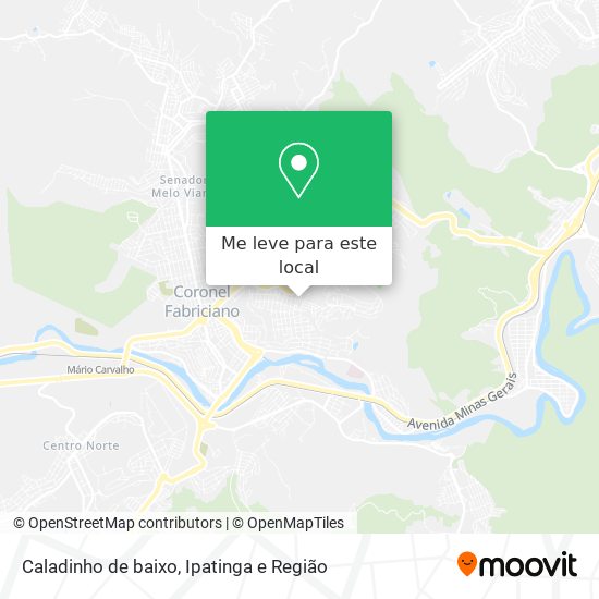 Caladinho de baixo mapa