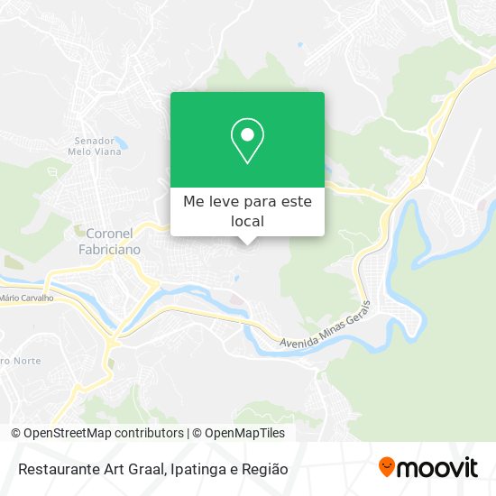 Restaurante Art Graal mapa