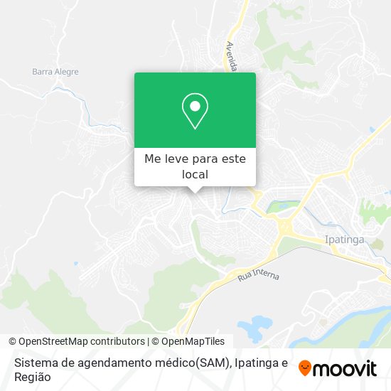 Sistema de agendamento médico(SAM) mapa