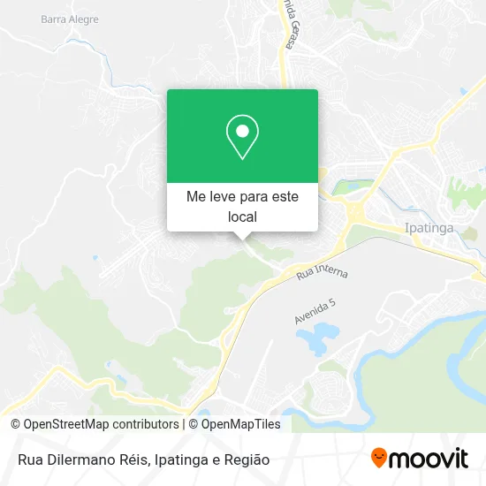 Rua Dilermano Réis mapa