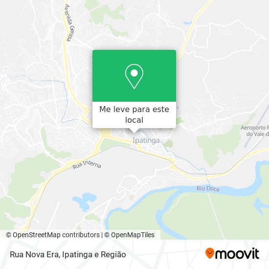 Rua Nova Era mapa