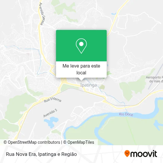 Rua Nova Era mapa