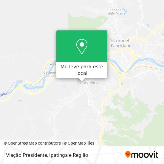 Viação Presidente mapa