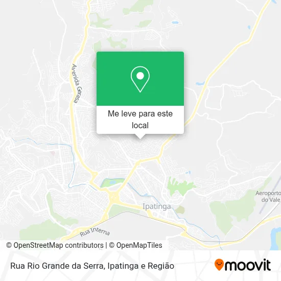 Rua Rio Grande da Serra mapa