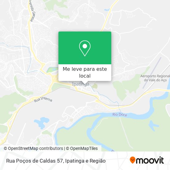 Rua Poços de Caldas 57 mapa