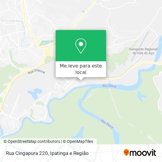 Rua Cingapura 220 mapa
