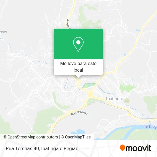 Rua Terenas 40 mapa