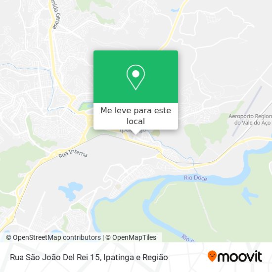 Rua São João Del Rei 15 mapa