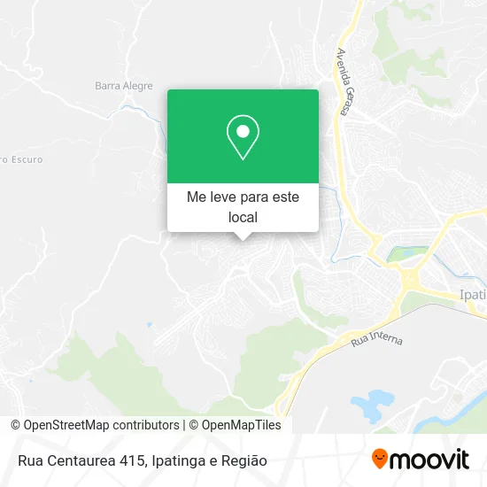Rua Centaurea 415 mapa
