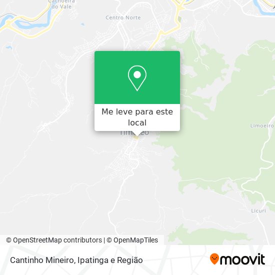 Cantinho Mineiro mapa