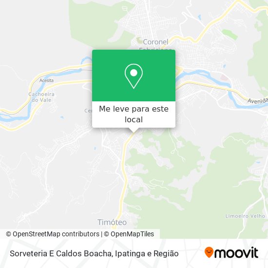 Sorveteria E Caldos Boacha mapa