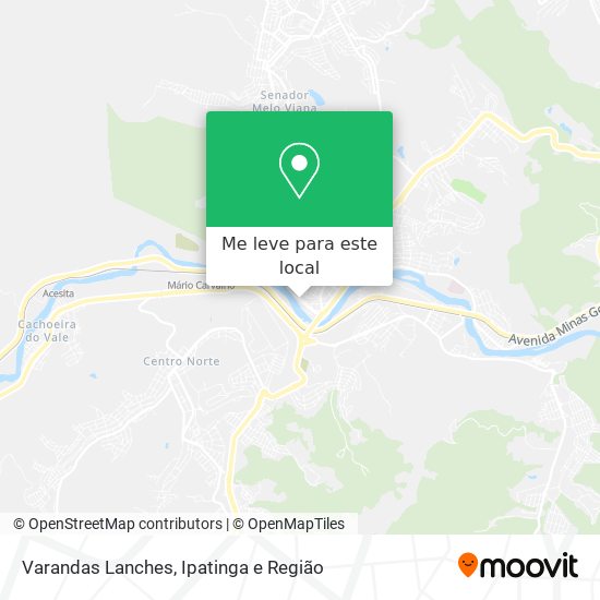 Varandas Lanches mapa