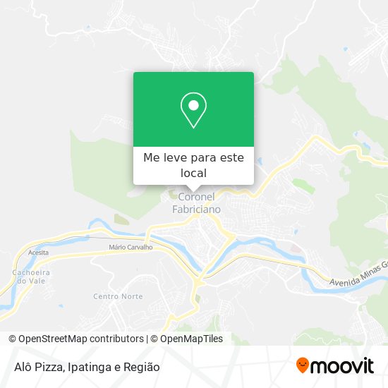 Alô Pizza mapa