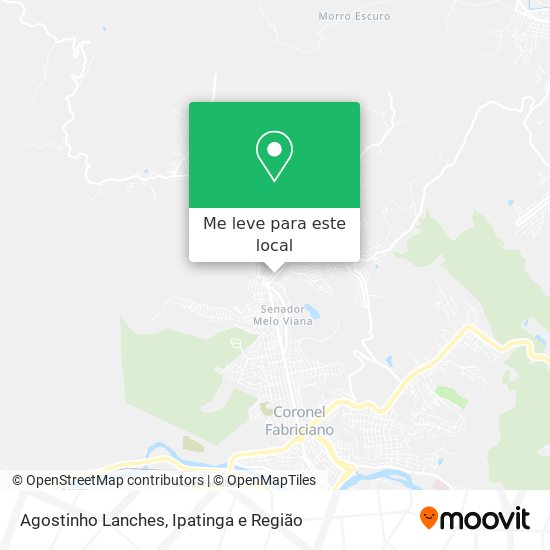 Agostinho Lanches mapa