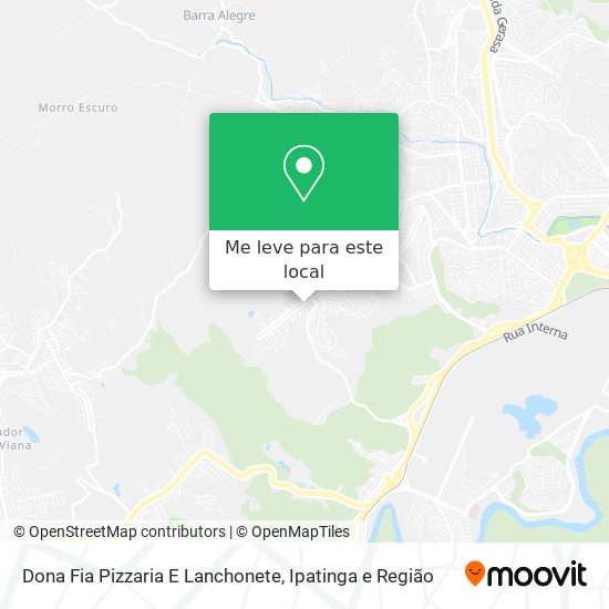 Dona Fia Pizzaria E Lanchonete mapa