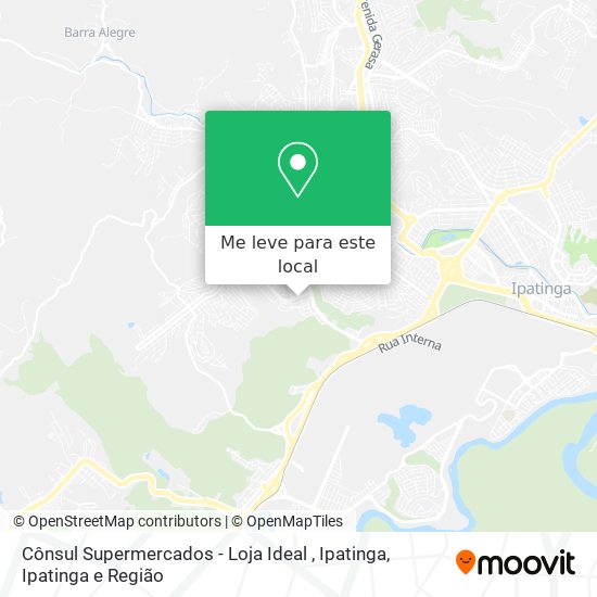 Cônsul Supermercados - Loja Ideal , Ipatinga mapa