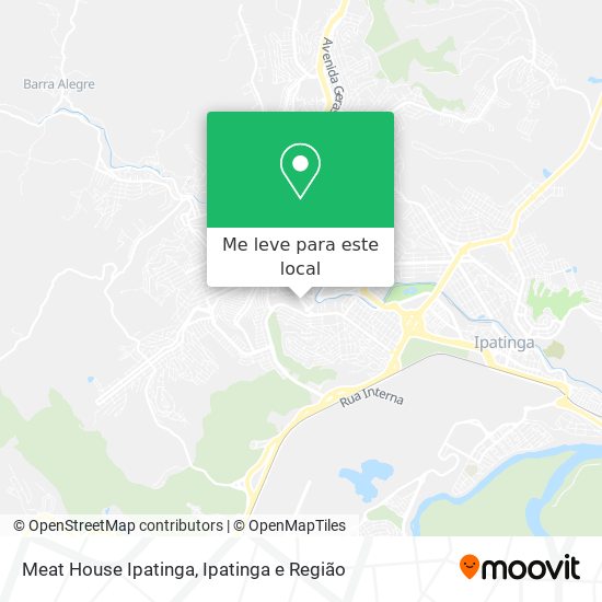 Meat House Ipatinga mapa